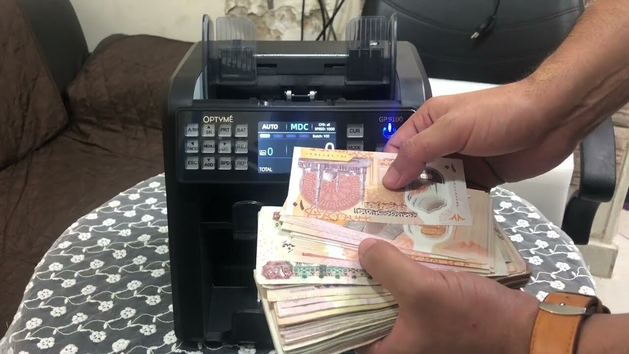 أول مكنة عد و كشف تزوير و فرز العملة البلاستيك 🤑 و عد فلوس مختلط ورقية و بلاستيكية بمصر 0111110686