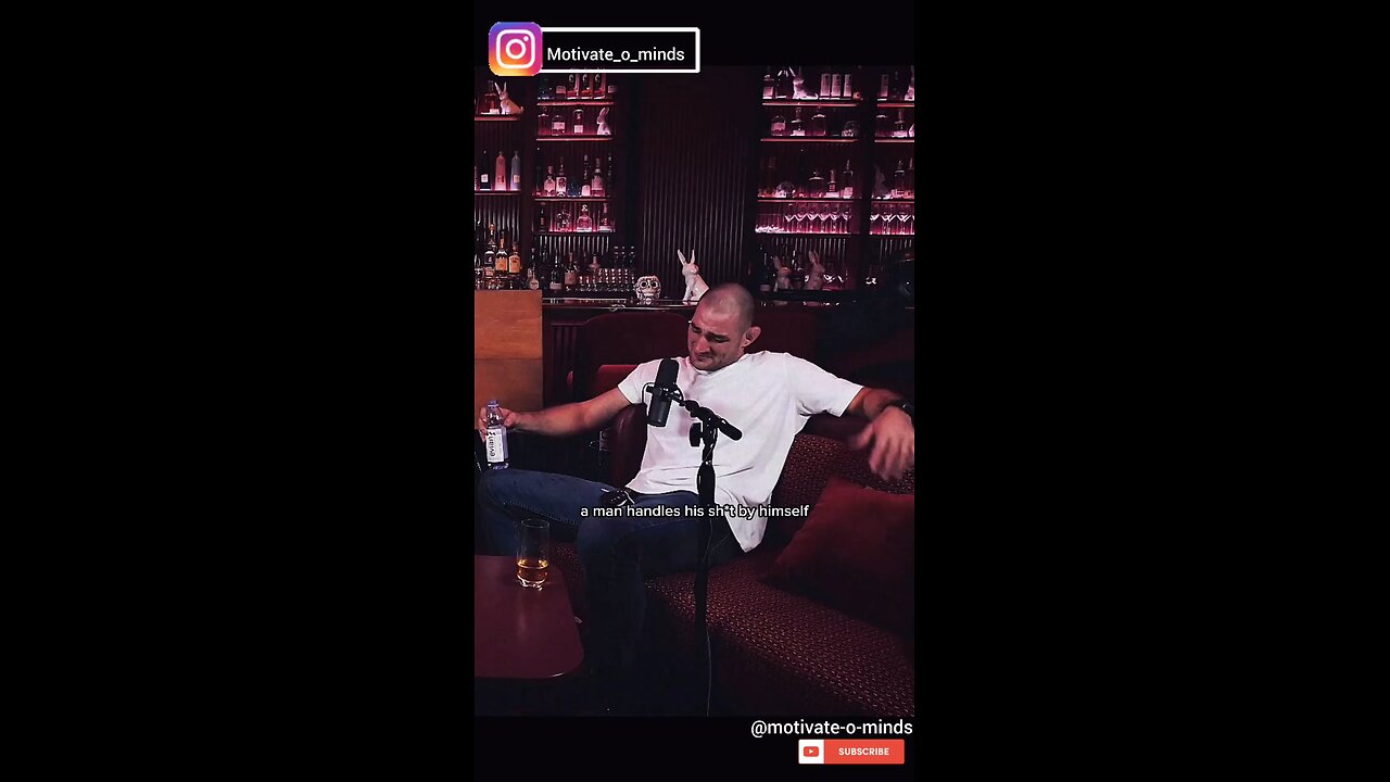 a man handles his shit by himself