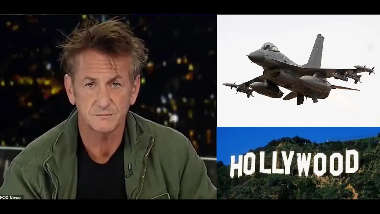 Hollywood Liberal Warmonger Sean Penn Wants U.S. & NATO F-16s to Fight Russia for Ukraine NOW!!!