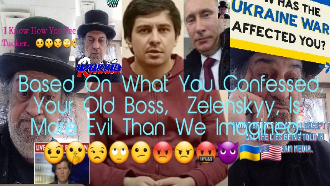 Ukrainian Hitman Confesses Tucker Carlson Was Targeted. 🤨🤫😒🙄😕😡😠🤬👿🇺🇦🇺🇸