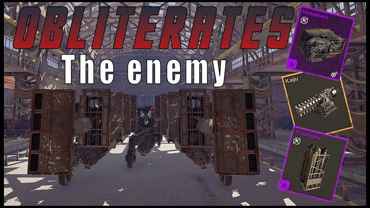 Kaiju + trombone DELETES enemies | Crossout