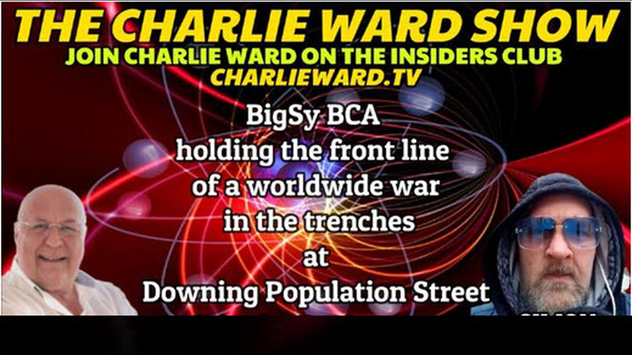 BigSy BCA holding the front line in the trenches at Downing Population Street with Charlie Ward