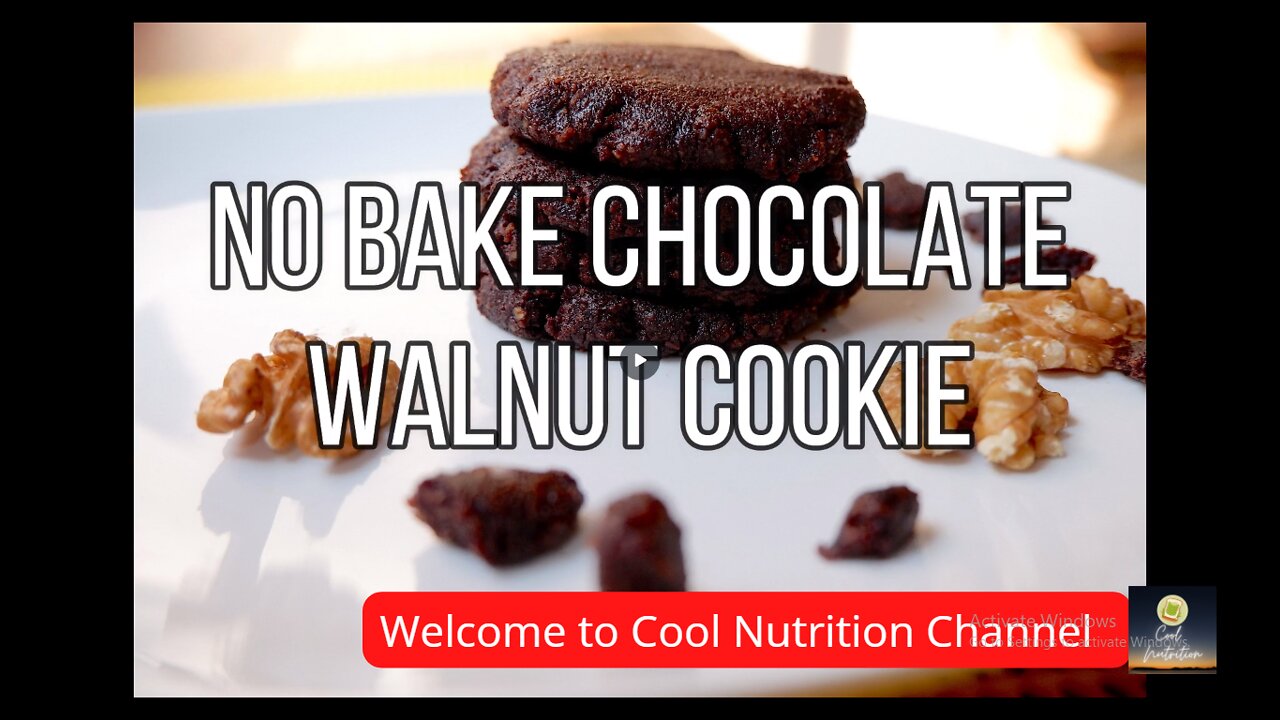 Keto No Bake Chocolate Walnut Cookie Recipe