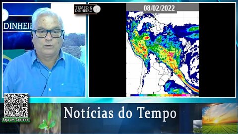 Previsão de chuva generalizada mas com tempo firme e seco no sul , PR, SC e RS