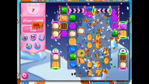 Candy Crush Level 4719 Talkthrough, Winter Festival Level 15 Audio Talkthrough for Candy Crush