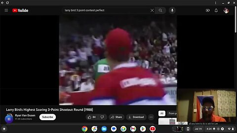 TOP 5 ? LARRY BIRD 1988 THREE POINT CONTEST REACTION!!