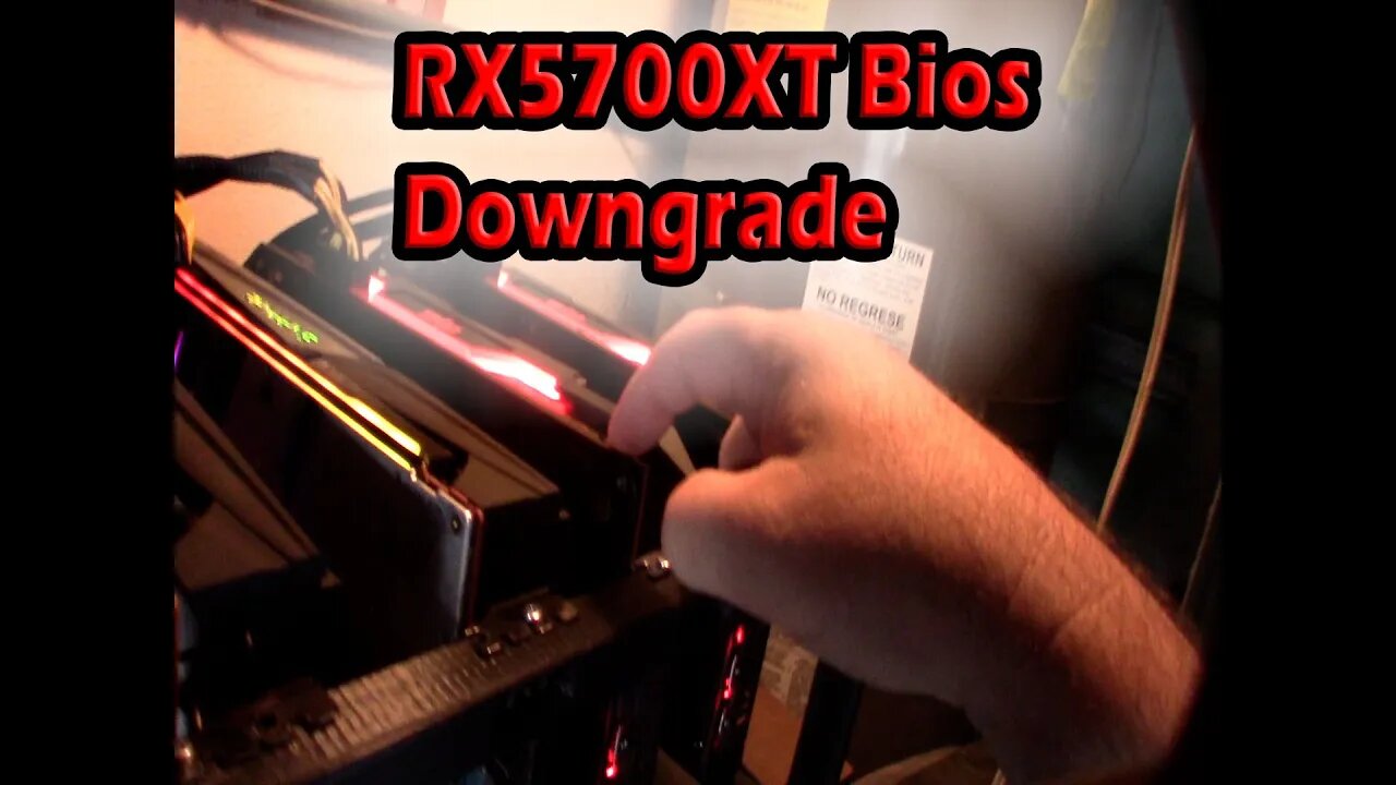 RX 5700 XT bios downgrade to Non XT for better power consumption and more hashrate