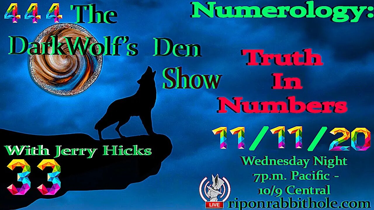 🐺The DarkWolf's Den Radio Show🐺 EP. 33-🧮 Numerology: Truth In Numbers 🧮