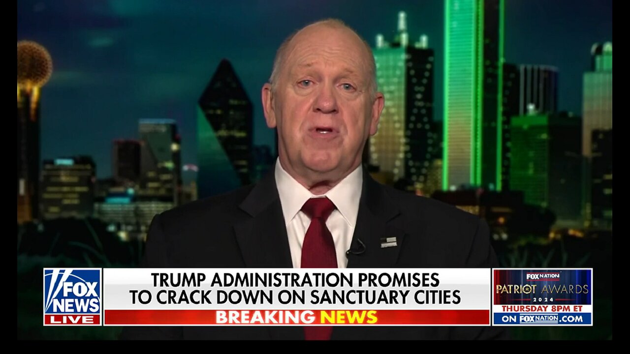 Tom Homan - Don't Cross That Line its a Felony