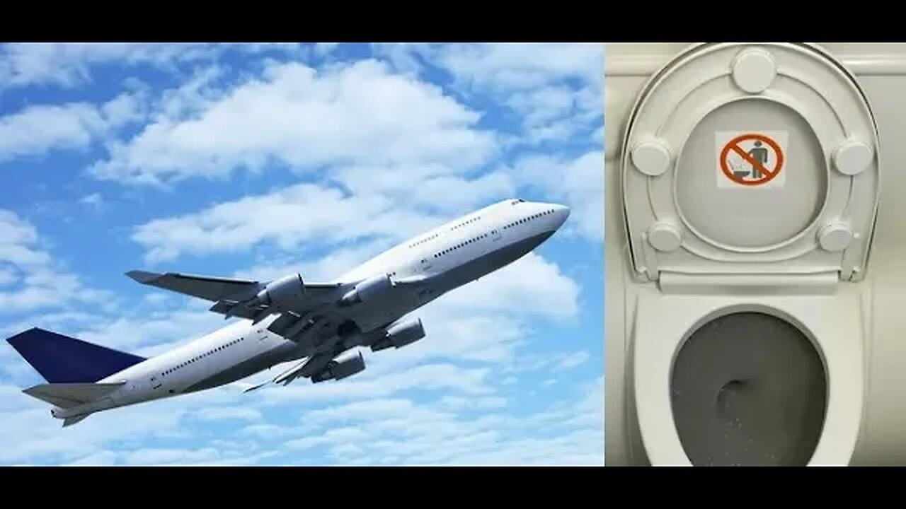 Bizarre Stunt for TikTok Fame: Woman Licks Airplane Toilet Seat