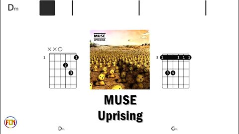 Muse - Uprising - (Chords & Lyrics like a Karaoke)