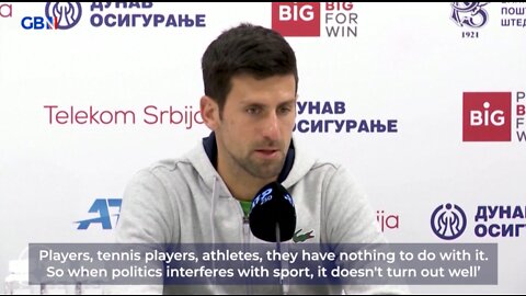 Djokovic slams Wimbledon's "CRAZY" decision to ban Russian and Belarusian players