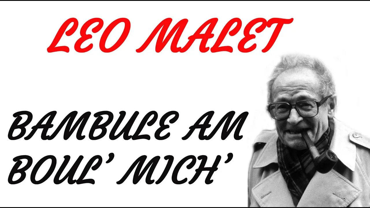 KRIMI Hörspiel - Leo Malet - Bambule am Boul' Mich'