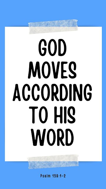 If you know what God said, you know exactly what God will do!