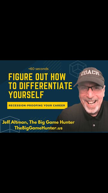 Recession-Proofing Your Career￼: Figure Out How to Differentiate Yourself | JobSearchTV.com
