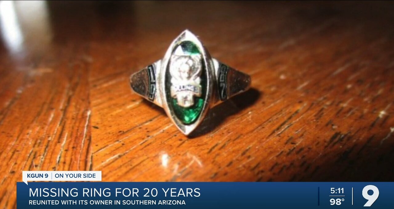 High School class ring reunited with owner 20 years later