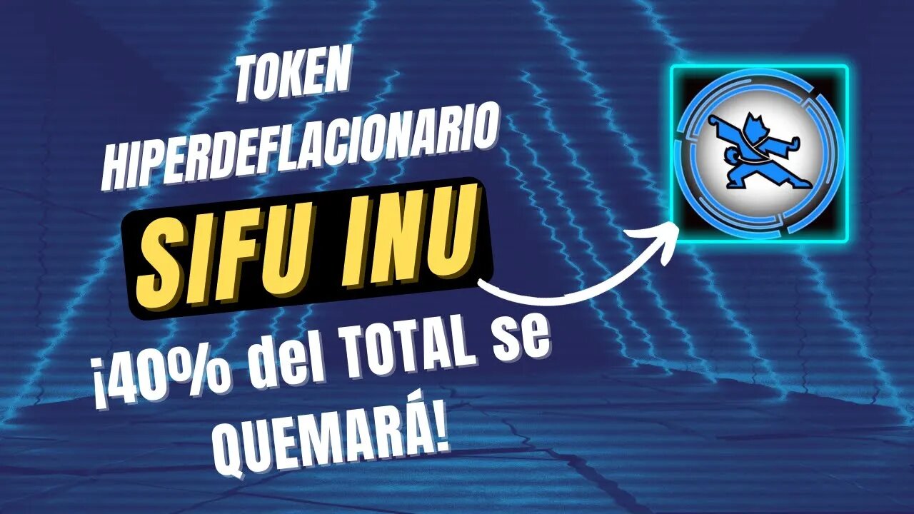 SIFU INU español 🤑🤑 40% del TOTAL a QUEMA con LOTERIA DEFI 3.0