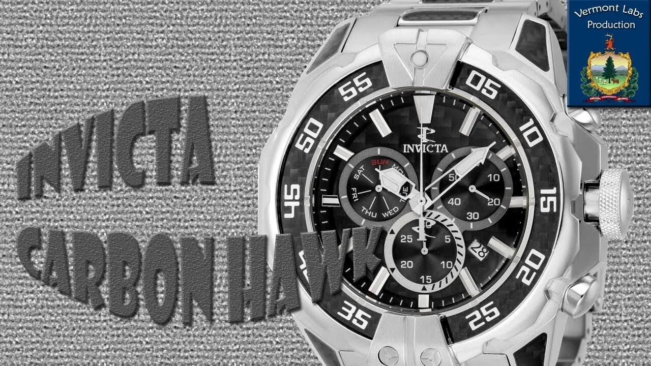 Invicta Carbon Hawk 37703: More Carbon Than Coal.