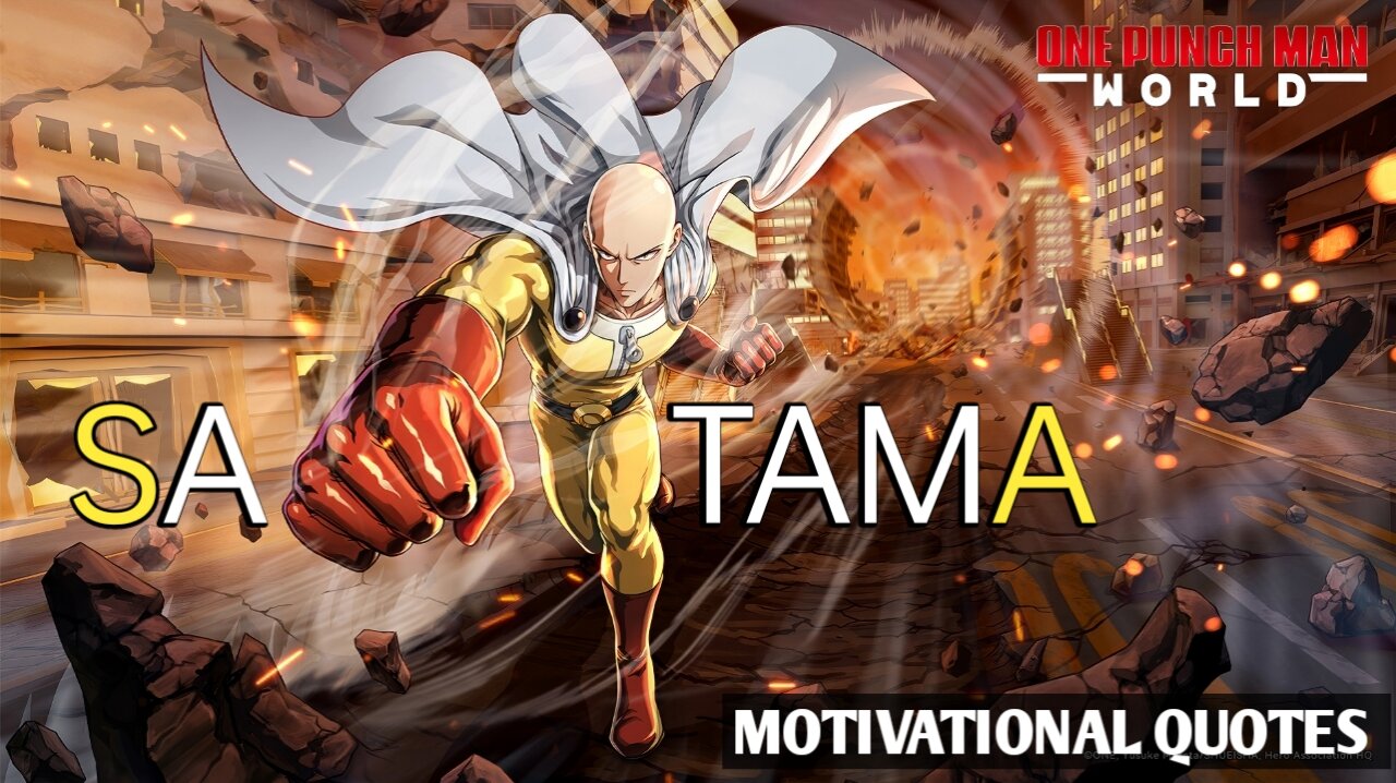 One Punch Man_Saitama 💪✨ MOTIVATIONAL QUOTES [ Edit _ AMV ] #video #viral #trending # edit quotes