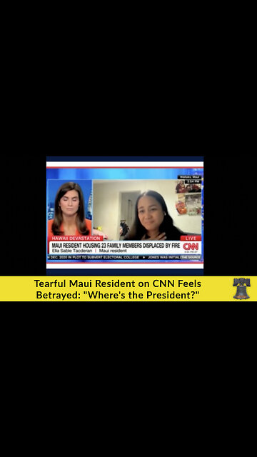 Tearful Maui Resident on CNN Feels Betrayed: "Where's the President?"