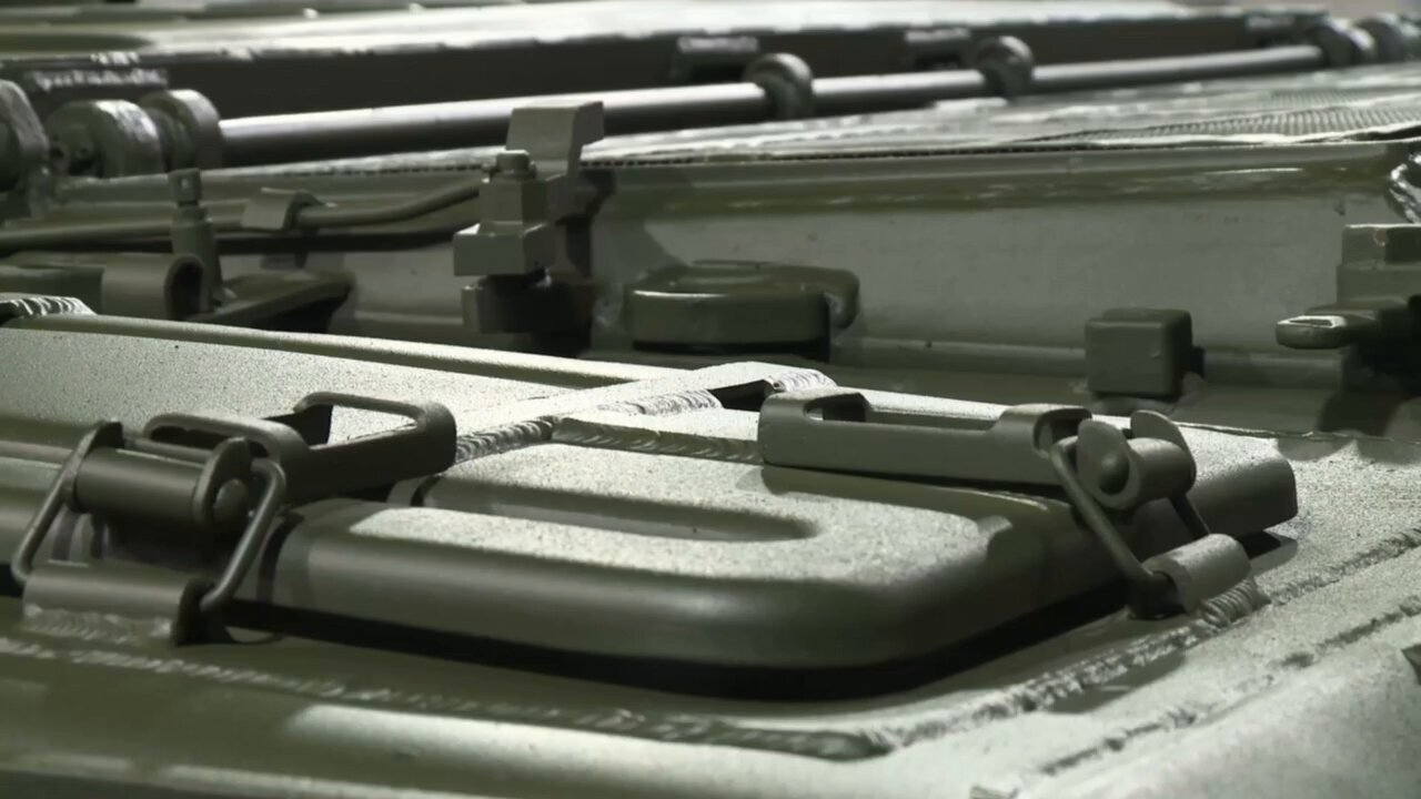 In 2021, T-72 tanks were modernized with additional protection