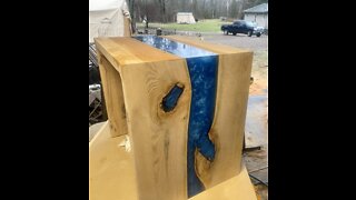 April’s waterfall table build part 2