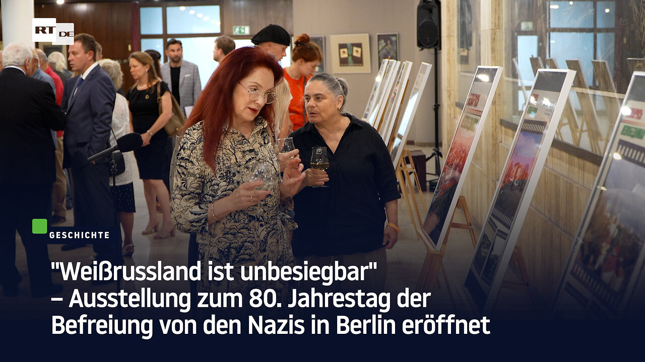 Ausstellung zum 80. Jahrestag der Befreiung von den Nazis in Berlin eröffnet