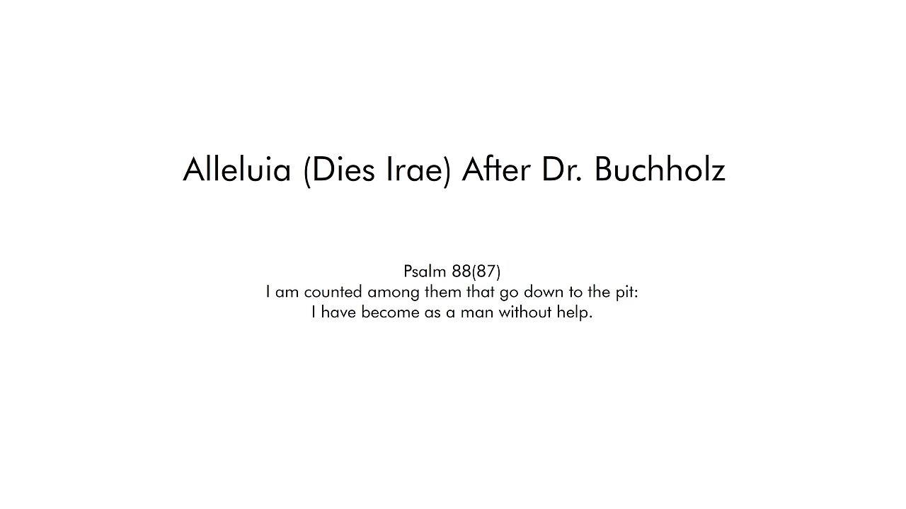 Alleluia (Dies Irae)