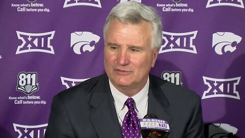 Kansas State Basketball | Bruce Weber gives update on Dean Wade following loss to Iowa State