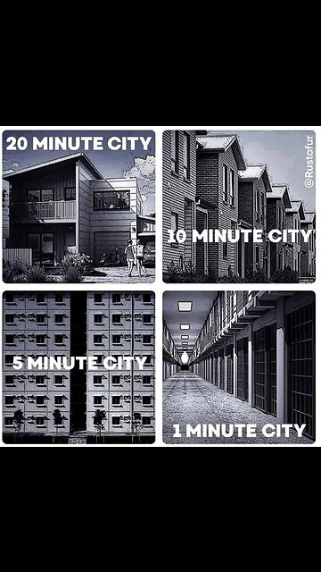 CCP social credit system & 15 min cities.