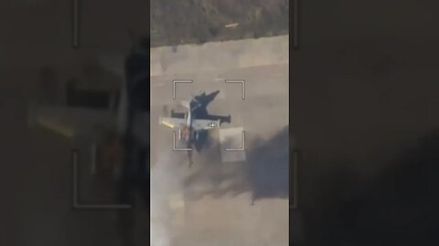 The New Version Of Lancet Drone Destroys a Ukrainian Su-25 CAS Jet #russiaukrainewar