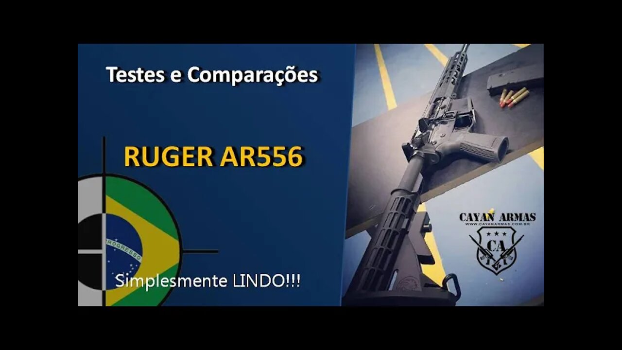 Ruger AR556 - Testamos