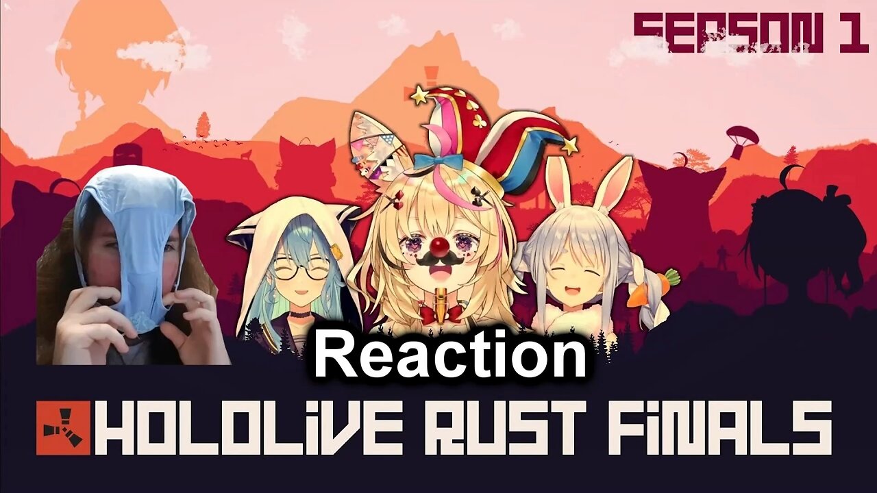 Hololive Reaction! Hololive Members Battle It Out At The End of Season 1 in RUST.