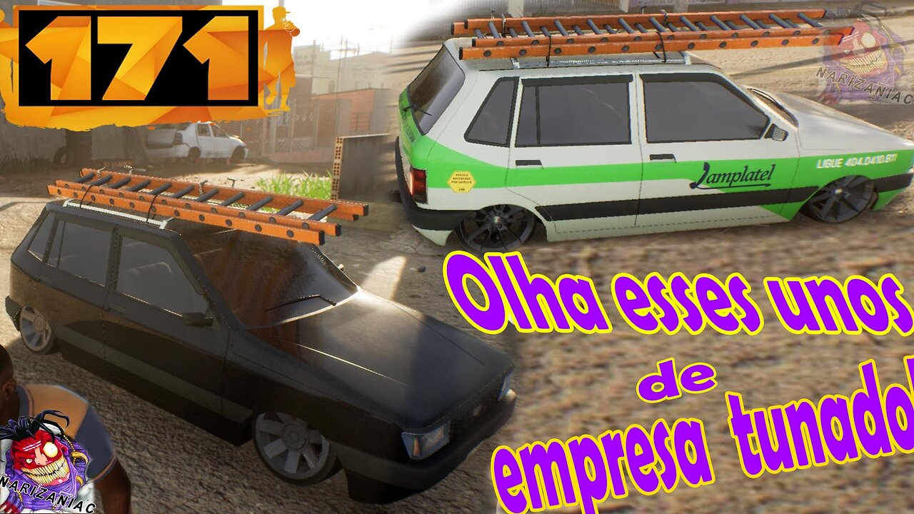 TUNEI O UNO DE EMPRESA (com escada) 171 ( GTA DO BRASIL) GAMEPLAY