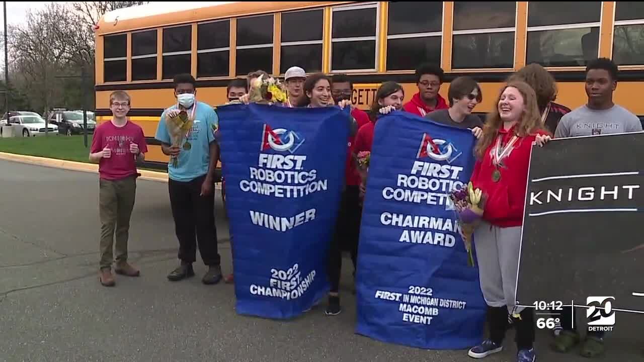 University Liggett's robotics team takes home world championship