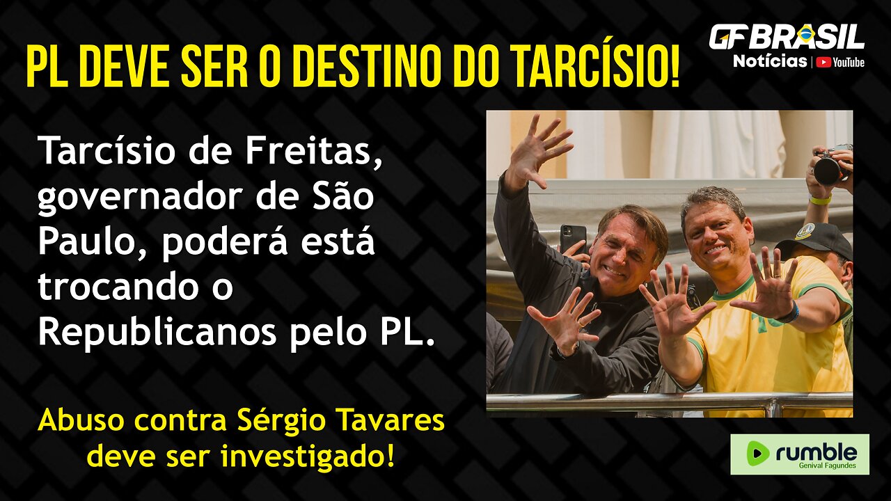 Tarcísio no PL seria um excelente reforço para o time que luta contra a corrupção!