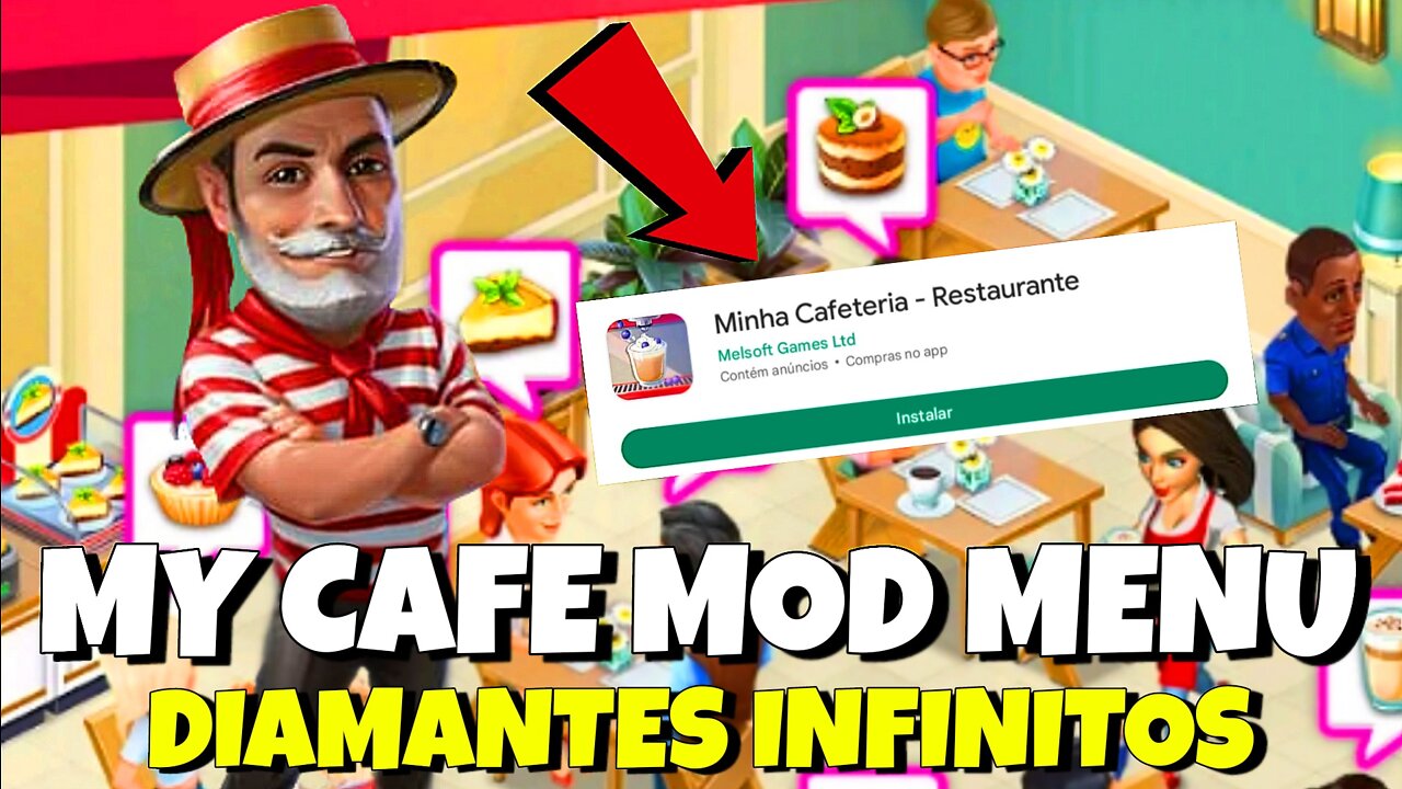 MOD MENU HACK MY CAFE ILIMITADO APELÃO DIAMANTES