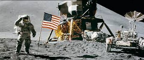 USA 🇺🇸 FLAG ON MOON 🌙