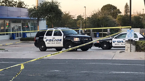 Suspect on the run after West Palm Beach shooting