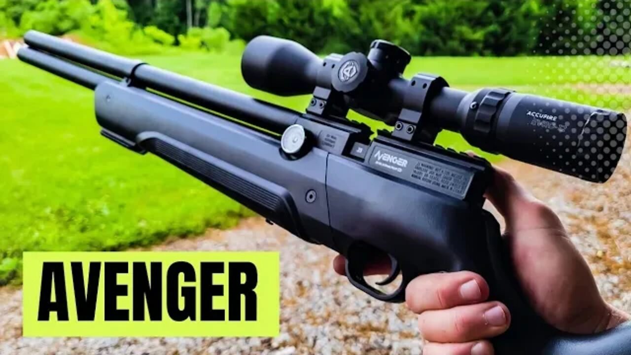 Avenger PCP Rifle - First Shots and Sighting In [Incredible Groups!!!]