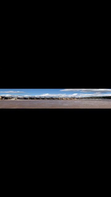 Flood Waters Coming Out of Dam