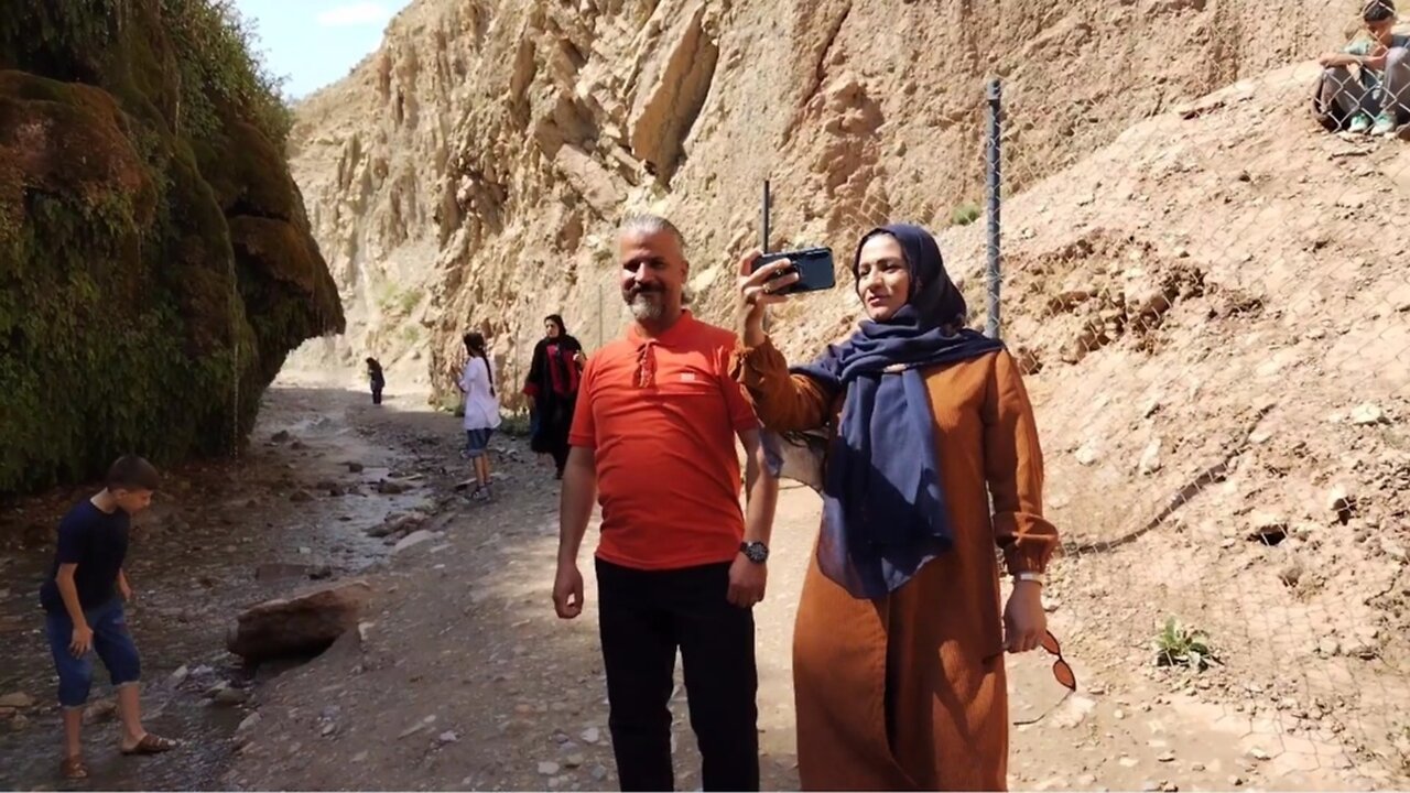 ایران. تبریزآبشارآسیاب خرابه جلفا