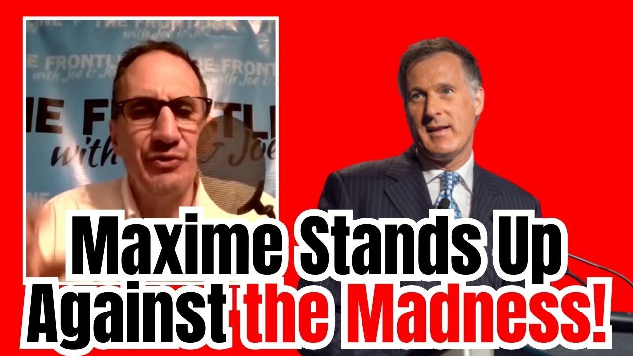 Maxime Bernier STANDS UP Against the Trans Madness!