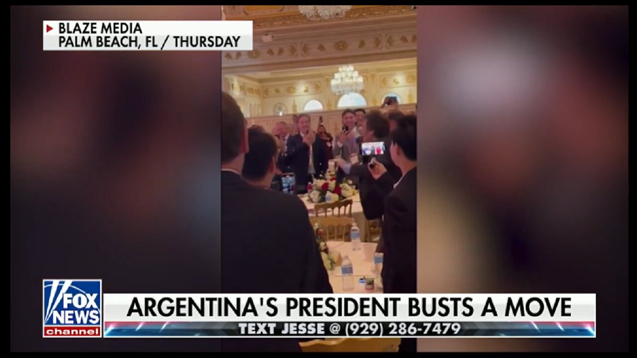 ARGENTINA'S PRESIDENT BUSTS A MOVE IN MAR A LAGO