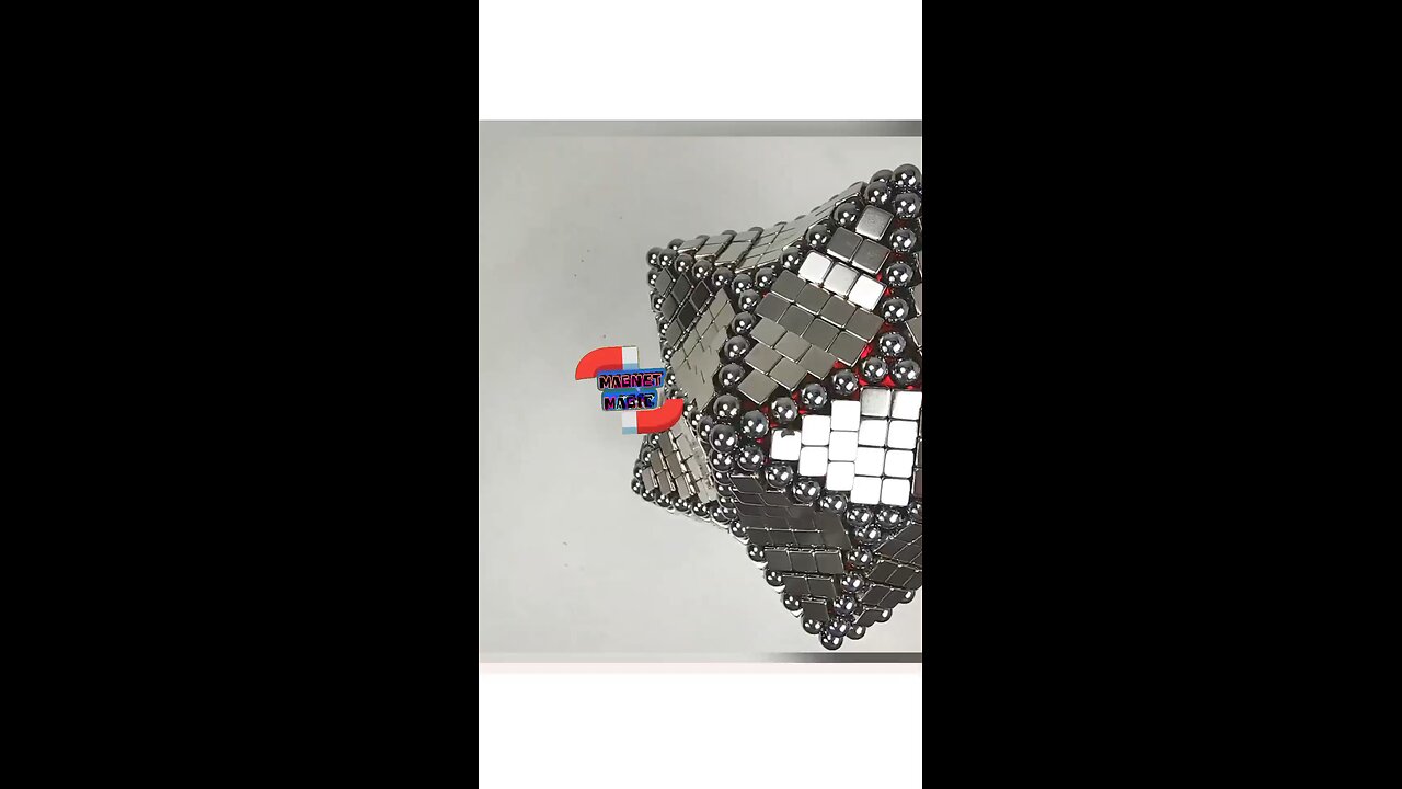 lamp 🛋️ making by magnet 🧲 #magnet #lamp #satisfection