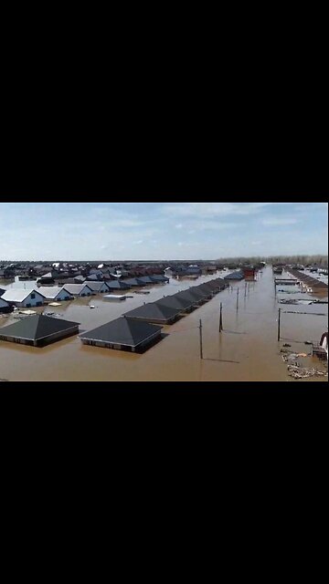 🏊 The Ural River in Russia rose more than 11 meters — Orenburg is constantly