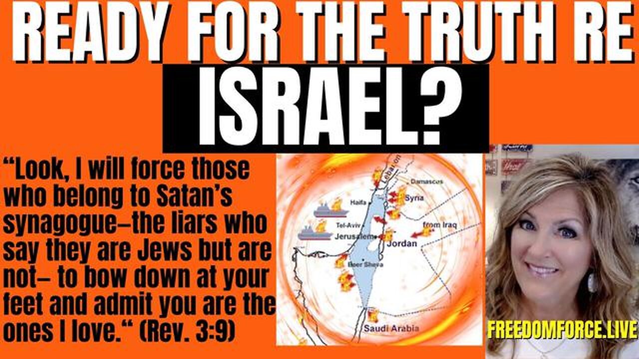 READY FOR TRUTH ABOUT ISRAEL?