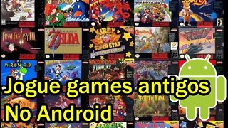 Como jogar games antigos no celular Android Retroland Pro APP