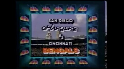 1985-09-22 San Diego Chargers vs Cincinnati Bengals