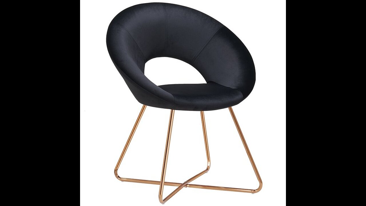 KTHUSS Modern Stylish Bow Shaped Vanity Chair, Iron Make Up Leisure Chair, Bedroom Princess Cha...